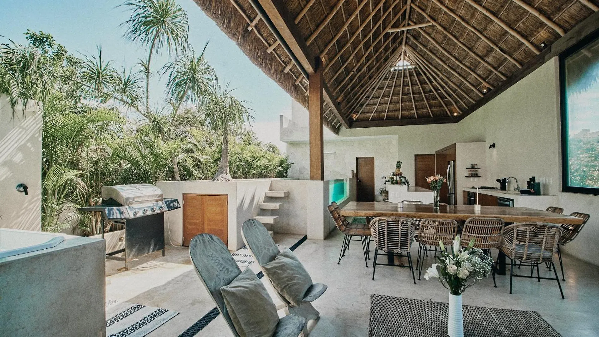 Yax'Na House Luxury 240M2 - 12 Persons - 6 Rooms - 2 Swimming Pool - 3 Jacuzzis Tulum